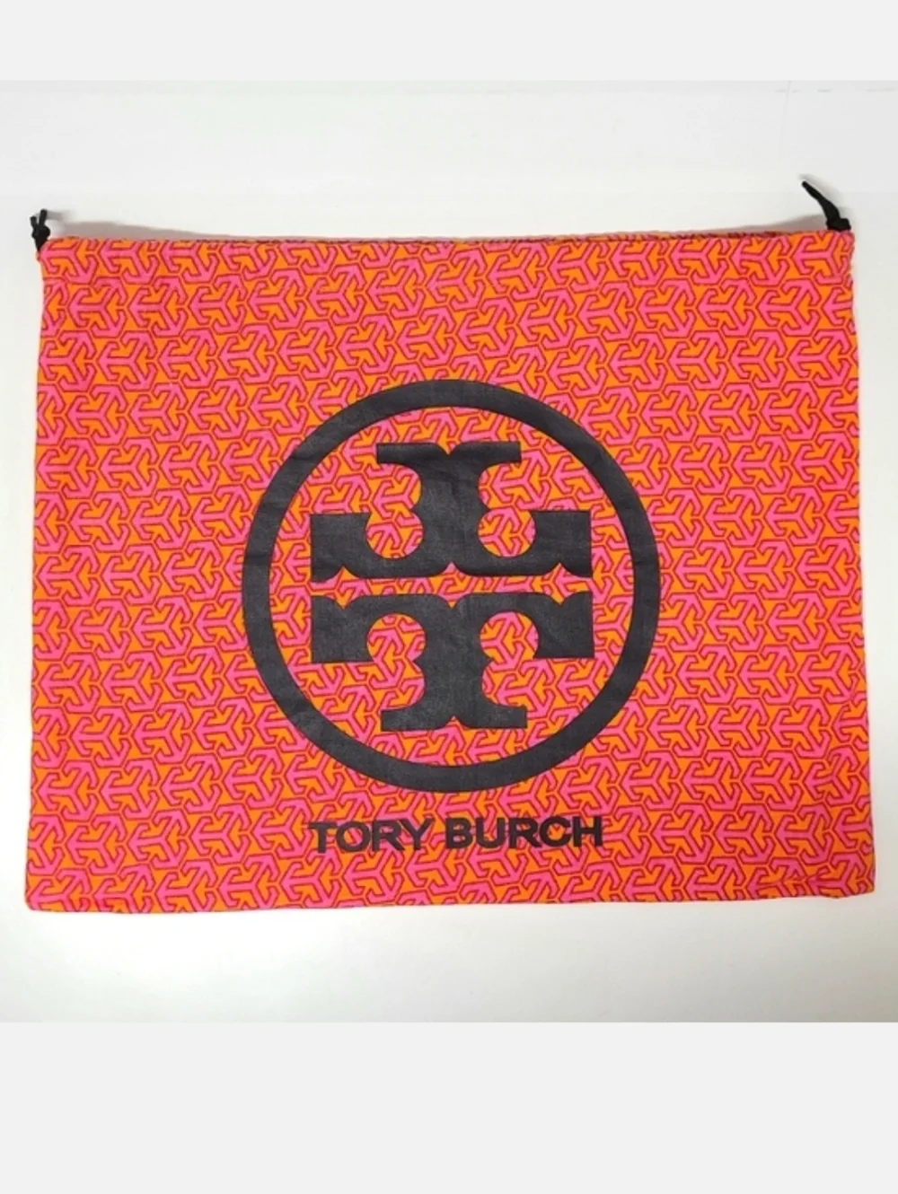 Tory Burch Pink and Orange Print Dust Bag Cover